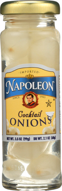 NAPOLEON CO. COCKTAIL ONIONS ( 12X3.5OZ ) NAPOLEON CO. COCKTAIL ONIONS ( 12X3.5OZ )