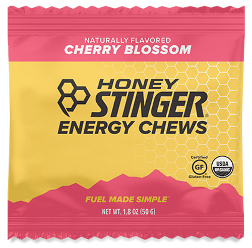 HONEY STINGER ORGANIC ENERGY CHEWS CHERRY BLOSSOM ( 12X1.8 OZ )