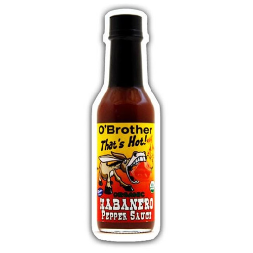 O`BROTHERS HOT SAUCE HABANERO PEPPER SAUCE ( 12X5 OZ )