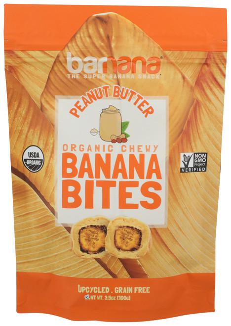 BARNANA BANANA BITES, PEANUT BUTTER ( 12X3.5 OZ ) BARNANA BANANA BITES, PEANUT BUTTER ( 12X3.5 OZ )
