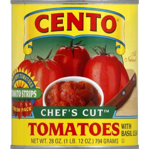 CENTO CHEF CUT TOMATOES ( 12X28OZ ) CENTO CHEF CUT TOMATOES ( 12X28OZ )