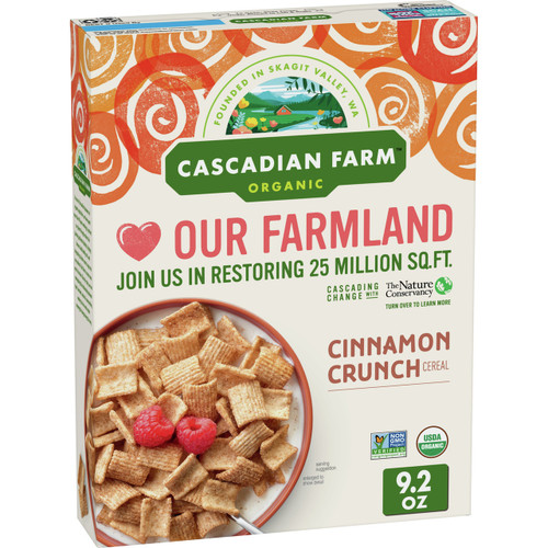 CASCADIAN FARM CINN CRUNCH CEREAL ( 10X9.2OZ ) CASCADIAN FARM CINN CRUNCH CEREAL ( 10X9.2OZ )
