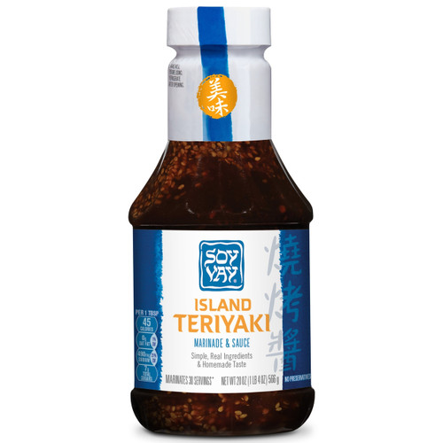 SOY VAY ISLAND TERIYAKI ( 6X20OZ ) SOY VAY ISLAND TERIYAKI ( 6X20OZ )