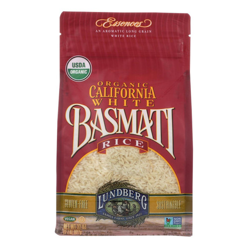 LUNDBERG WHT BASMATI RICE ( 6X2LB ) LUNDBERG WHT BASMATI RICE ( 6X2LB )