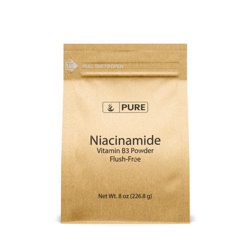 PURE ORIGINAL INGREDIENTS Niacinamide (8oz) Flush-Free Vitamin B3 Powder, Dietary Supplement