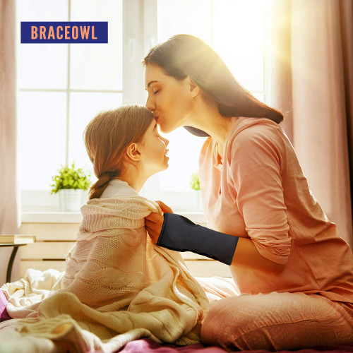 BRACEOWL-Carpal Tunnel Wrist Brace Adjustable Night Splint for Pain Relief, Tendonitis & Arthritis – Fits Left or Right Hand, Support for Men & Women