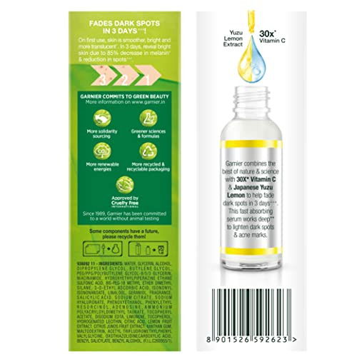 Garnier Bright Complete VITAMIN C Booster Face Serum, 30ml