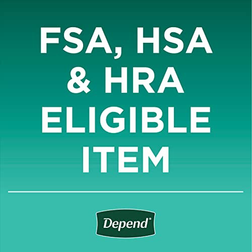 Depend Fresh Protection Adult Diapers, Incontinence Underwear for Men, Disposable, Maximum, Small/Medium, Grey, 80 Count (2 Packs of 40), Packaging May Vary
