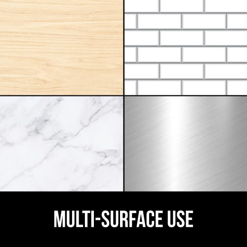 GORILLA GRIP Heavy Duty 25lbs Extra Grippy Reusable Wall Hooks for Hanging, Easy Install Strong Stick on Removable Hook, No Nail Damage, Multi-Surface Use for Decorations, 5 Pack, Metal​