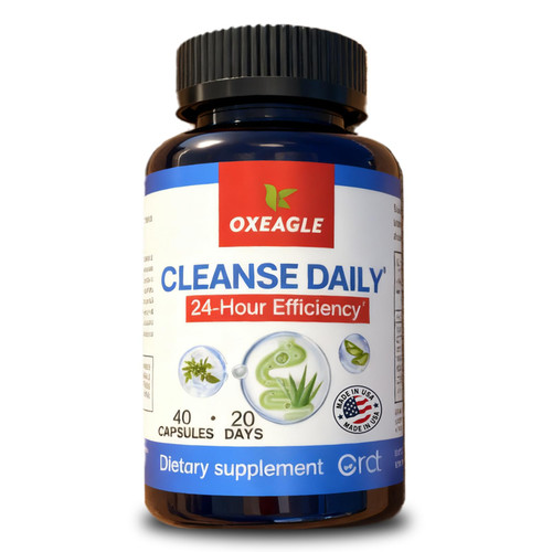 CRDT Gut Cleanse Detox for Women, Colon Cleanse & Gentle Herbal Supplements for Men, Powered with Senna Leaves, Plum, Chrysanthemum, Acacia Gum & Aloe Vera–40 Capsules (A01)