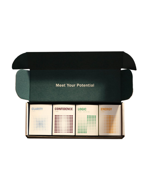 Thesis The Starter Kit - Nootropic Cognitive Supplements with Clarity, Logic, Confidence & Energy - Promotes Mental Focus, Natural Energy & Memory - 24 Servings - 1 Month Supply