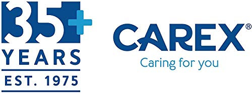 Carex Toilet Seat Riser, 5.5 Inch, Toilet Seat Risers for Seniors, Raised Toilet Seat, Supports 300lbs, Slip-Resistant, Toilet Riser, Elevated Toilet Seats