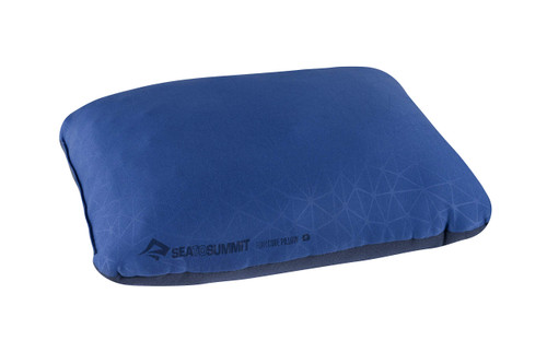 Sea to Summit FoamCore Camping and Travel Pillow, Regular (13.4 x 9.4), Navy Blue