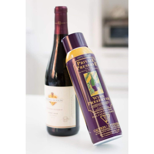 Private Preserve Wine Preservation System | 100% Green Gas Based | Suitable For All Wine, Port, Sake, Cognac, Whiskey, Fine Oil & Vinegar (Pack of 3)