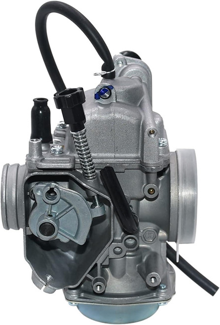 TRX350 Carburetor compatible with for Honda Rancher 350 TRX350ES TRX350FE TRX350FMTE TRX350TM 2000-2006 ATV 4-Stroke, includes Fuel Cock Petcock Valve.