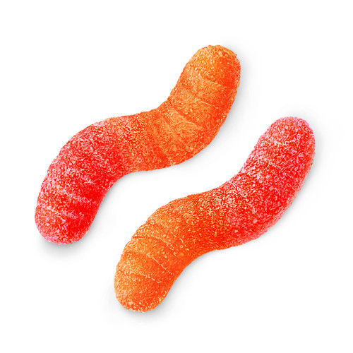 OLLY Hello Happy Gummy Worms, Mood Balance Support, Vitamin D, Saffron, Adult Chewable Supplement, Gluten Free, Tropical Zing - 90 Count