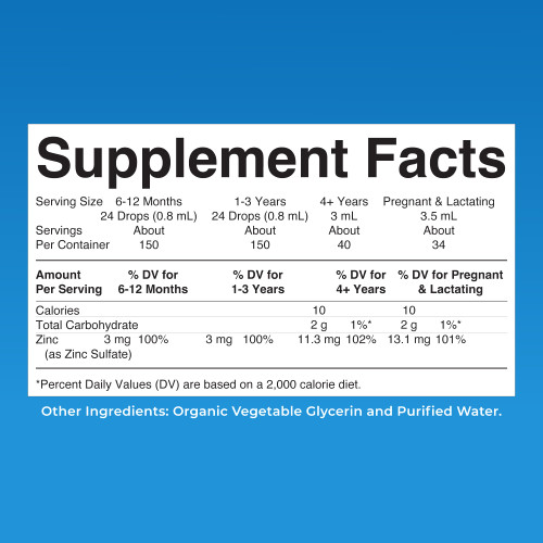 MaryRuth's Organic Liquid Zinc Supplement for Kids & Adults | Immune Support | Skin Health | Antioxidant | Cellular Metabolism | Zinc Sulfate | Vegan | Non-GMO | Sugar Free | Gluten Free | 4 oz
