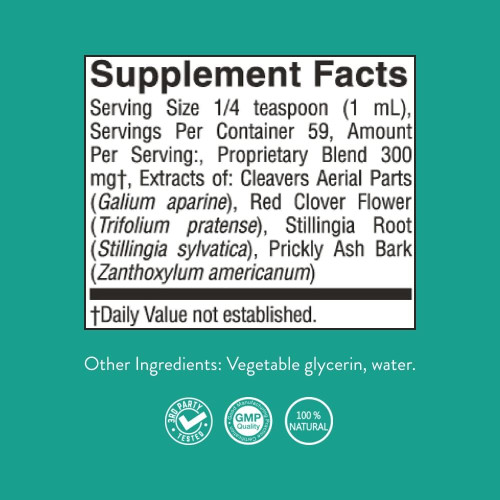 Nature's Sunshine Lymphatic Drainage, 2 Fl. Oz | Lymphatic Drainage Supplement Promotes The Efficient Drainage of The Lymphatic System to Promote Overall Health