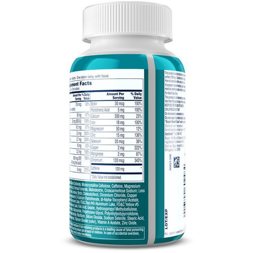 One A Day Women's Active Metabolism Daily Essential, Multivitamin for Women, Metabolism Support, Vitamins for Women with All 8 B-Vitamins, Vitamin D, Magnesium & More,120 Count