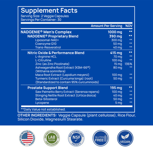 Selerb NAD+ Supplements for Men Set of 2