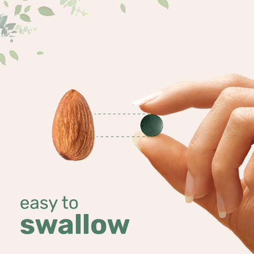 Organic Spirulina Chlorella Tablets, 3,000mg Per Serving, 720 Tablets (4 Month Supply) | 50/50 Blend Superfood | Cracked Cell Wall for Better Absorption | Rich in Vegan Protein & Chlorophyll