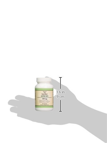 Alpha GPC Choline Brain Supplement for Acetylcholine (60 Count, 600mg Servings) Advanced Memory Formula, Focus and Brain Support, Focus Supplement (Manufactured in The USA) by Double Wood