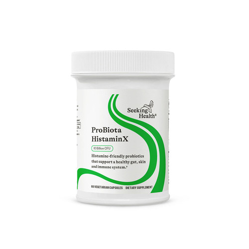Seeking Health ProBiota HistaminX - Digestion Supplement for Gut Health Support - Support Histamine with Lactobacillus Plantarum & Lactobacillus Salivarius - Support Immune & Skin Health - 60 Capsules