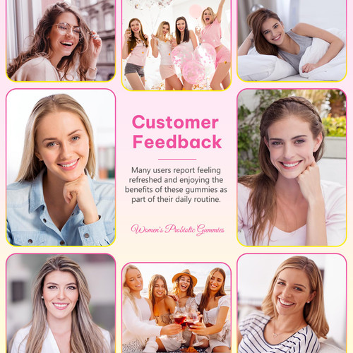 bnHUlMXw Feminine Probiotics Gummies,Vaginal Women Probiotic,Feminine Balance pH Gummies for Healthy Odor,Improve Immune,Support Vaginal Health,with Slippery Elm(60 Gummies)