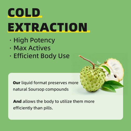 iMATCHME Soursop Graviola Liquid Drop for Cell Support & Regeneration, Immune System and Gut Health Support, Pure Soursop Bitters Liquid, High Absorption, Sugar/Gluten Free, Natural Flavor, 2 Fl Oz