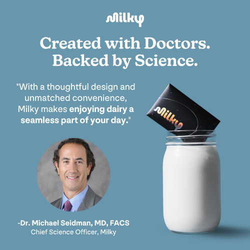 Milky Lactose Intolerance Pills - 10,800 FCC - Dairy Relief for Lactose Intolerance - Lactase Enzyme Tablets - Portable Credit Card Sleeves - Bloating & Gas Relief (48 Count Astral Violet)