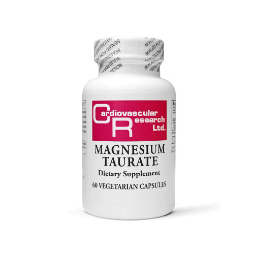 Cardiovascular Research Magnestium Taurate 125 mg, 60 Capsules, Creamy White