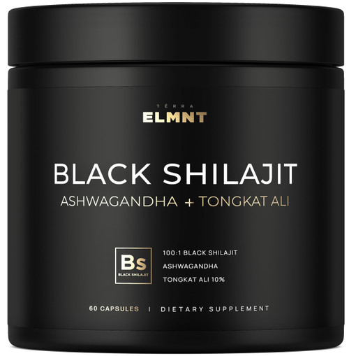 103,800mg Black Shilajit for Men 100x Strength w. Ashwagandha & Tongkat Ali 10% Extract - Ultra Pure Himalayan Shilajit Capsules 60% Fulvic Acid - Male Enhancing Supplement Energy & Stamina Booster