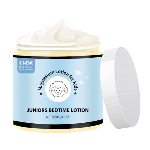 LUusmm Magnesium Lotion for Kids - Organic Magnesium Lotion for Babies - Soothing Relief & Relaxation - Topical Magnesium Cream Calms Children at Bedtime & Night - Without Melatonin (4 oz)