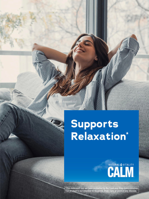 Natural Vitality Calm Powder Rasp Lemon, 8 oz