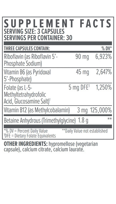 Biote Nutraceuticals - Methyl Factors+ - Circulation + Mood (90 Capsules)