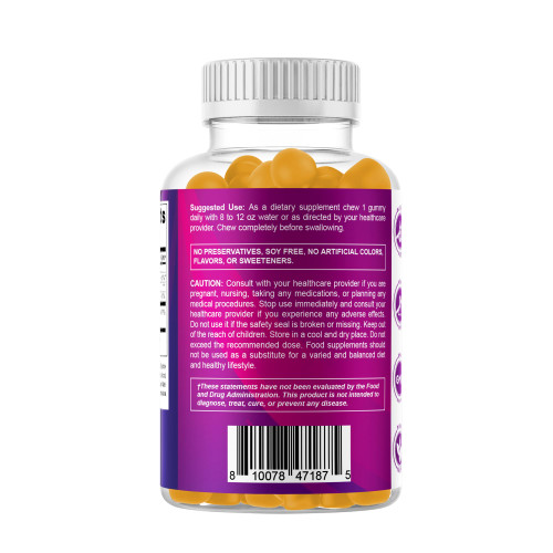 Vitamatic Folic Acid Gummies 1000 mcg (1 mg) – Essential Prenatal Vitamin B9 for Mom & Baby – 120 Vegan Gummies per Bottle – 2 Pack