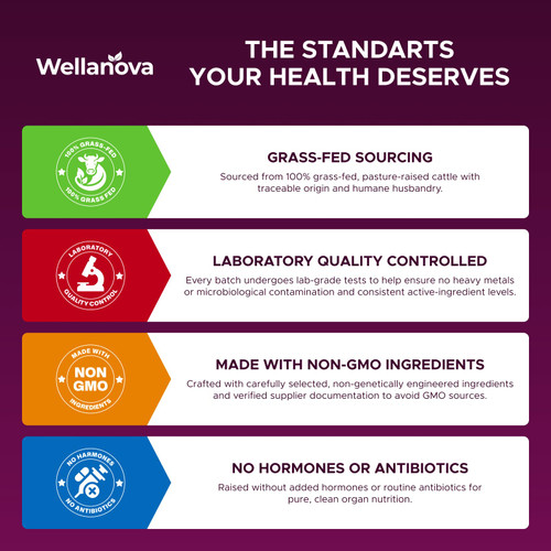 Primal Beef Organ Supplement for Women, Grass-Fed Ancestral Superfood Supplement with Uterus & Liver for Hormone Balance & Queen Energy - 60 Day Supply