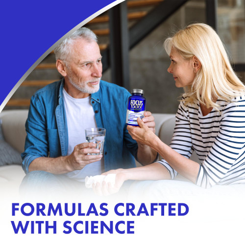 Focus Factor Brain Supplement Multivitamin Improve Memory and Clarity Boost Concentration Neuro Energy Learning Reasoning for Men and Women 180 Tablets