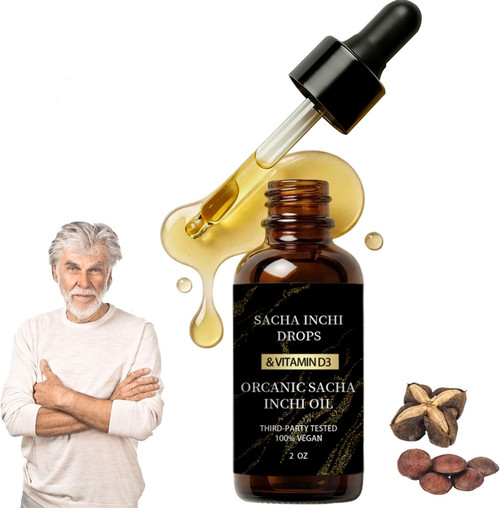 Athera Drops Organic Sacha Inchi, Athera Oil Hydrates The Joints for Menopausal Joint Dryness, Rich in Vitamin D3 (1)