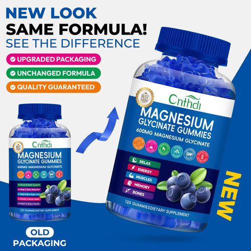 Magnesium Glycinate Gummies 600mg, Sugar Free Chewable Magnesium Gummies for Adults & Kids Relaxation, Bone Health, Stress Relief, Night Rest, No Melatonin, Gluten Free, Non GMO, Pectin, 240 Count