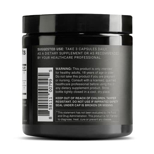 Toniiq 1600mg Resveratrol Blend - Ultra High Purity and 3rd Party Tested - with MCT Oil for Added Bioavailability - Optimal NAD Supplement