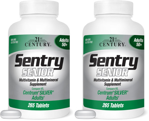 21st Century Sentry Senior Tablets, 265 Count (Pack of 2)
