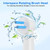 8pcs Interspace Toothbrush Heads, Compatible with Braun Oral B Electric Toothbrushes for Cleaning Crevices, Bridges and Implants.