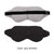 Kimkoo Sleep Mask-Eye Mask for Sleeping, Sleeping Mask Blocking Out Light Perfectly for Women and Men, Soft and Comfortable Blindfold for Travelling, with Pouch (Black+Gray)