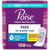 Poise Incontinence & Postpartum Pads for Bladder Leaks, 4 Drop Moderate Absorbency, Long Length, 108 Count, Packaging May Vary
