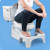 Squatty Potty Simple Curve Bathroom Toilet Stool 7" White
