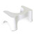Squatty Potty Simple Curve Bathroom Toilet Stool 7" White