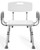HOMLAND Shower Chair for Inside Shower with Arms and Back, 500 lbs Heavy Duty Shower Seat for Bathtub, Height Adjustable Safety Bath Seat for Elderly, Adults, Handicap and Disabled, White