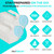 MedVance- Urinals for Men 1000ml with Glow in The Dark Spill Proof Pop Cap Lid, Plastic Pee Bottles for Men, Male Urinals, Pee Container Men, Portable Urinal for Car, Elderly & Incontinence (4 Pack)
