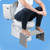 Squatty Potty Porta Traveler Foldable Toilet Stool for Travel, 7" Height, Gray